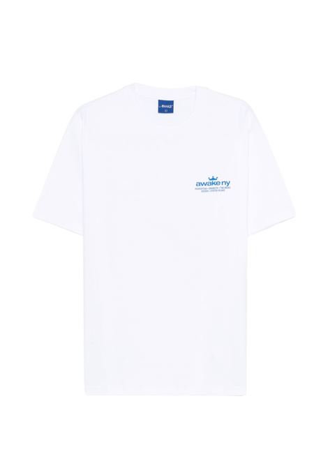 t-shirt good everywhere uomo bianca AWAKE NY | AWK-SP26-TS003WH